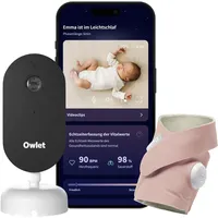 Owlet Dream Duo – Smart Baby Monitor Sock® Sensor,