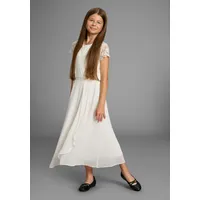 Kidsworld Jerseykleid KIDSWORLD "Festliches Kleid mit Spitze", Mädchen, Gr.