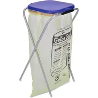Muchome Müllsackständer 120 l Schwarz