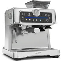 Klarstein GrandPresso Touch schwarz mit Mahlwerk