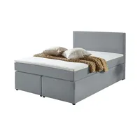 Deinbett Boxspringbett ¦ silber ¦ Maße (cm): B: 120