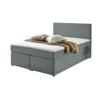 Deinbett Boxspringbett ¦ grau ¦ Maße (cm): B: 180
