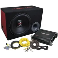 Ground Zero GZ BASS KIT 12.300X-II + Cable -