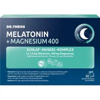 Dr. Theiss Naturwaren Melatonin + Magnesium 400 Schlaf-Muskel-Komplex Pulver