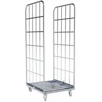 Oswald Transportgeräte Rollbehälter FV, 2-seitig, Nutzhöhe 1.640 mm, Rollplatte