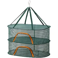 Relaxdays Trockennetz faltbar, Dörrnetz Ebenen für Kräuter, Obst, Gemüse,