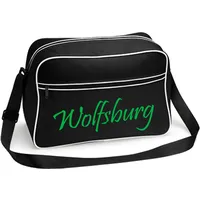 Multifanshop Schultertasche Wolfsburg grün