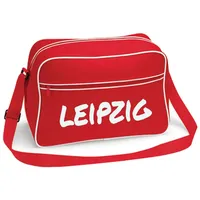 Multifanshop Retrotasche - Leipzig - Textmarker - Druck weiß