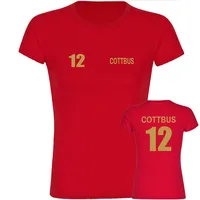 Multifanshop Damen T-Shirt - Cottbus - Trikot Nummer 12