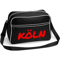 Multifanshop Retrotasche - Köln - Textmarker - Druck rot