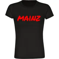 Multifanshop Damen T-Shirt - Mainz - Textmarker - Druck