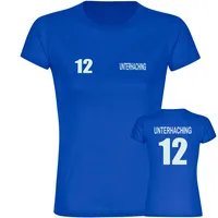 Multifanshop Damen T-Shirt - Unterhaching - Trikot Nummer 12