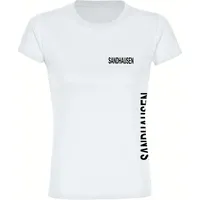 Multifanshop Damen T-Shirt - Sandhausen - Brust & Seite