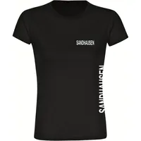 Multifanshop Damen T-Shirt - Sandhausen - Brust & Seite