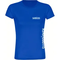 Multifanshop Damen T-Shirt - Saarbrücken - Brust & Seite