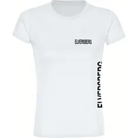 Multifanshop Damen T-Shirt - Elversberg - Brust & Seite