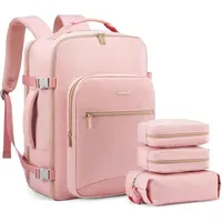 Luxuskollektion Handgepäck Rucksack 40L Damen Reiserucksack Wasserdicht 17