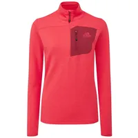 Mountain Equipment Damen Lumiko Zip Longsleeve (Größe S, rot)