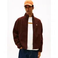 Tommy Hilfiger Sweatjacke TOMMY JEANS "BADGE TEDDY", Damen, Gr.