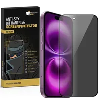 PROTECTORKING 3x Blickschutz 9H Panzerglas für iPhone 17 Anti-Spy