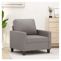 VidaXL Sessel Taupe 60 cm Stoff