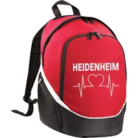 Multifanshop Heidenheim Herzschlag rot/schwarz