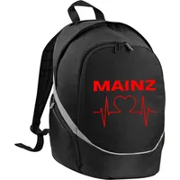 Multifanshop Mainz Herzschlag schwarz