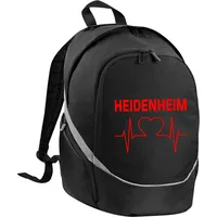 Multifanshop Heidenheim Herzschlag schwarz
