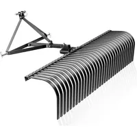 Wiltec Rasentraktor Heuharke mit 152 cm Arbeitsbreite, Heurechen mit