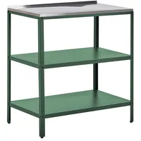 Beliani Outdoor-Kücheninsel Vilama Grün