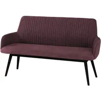 Woodford Polsterbank Menda ¦ rot ¦ Maße (cm): B: