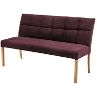 Woodford Polsterbank Mako ¦ rot ¦ Maße (cm): B: