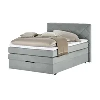 Deinbett Boxspringbett ¦ grau ¦ Maße (cm): B: 152