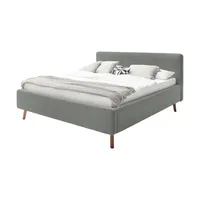 Deinbett Polsterbettgestell Mattis ¦ grau ¦ Maße (cm): B: