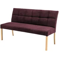 Woodford Polsterbank Mako ¦ rot ¦ Maße (cm): B: