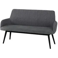 Woodford Polsterbank Menda ¦ grau ¦ Maße (cm): B: