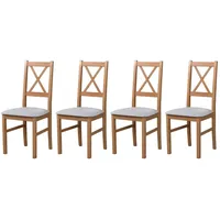 Möbel Kraft Esszimmerstuhl 4er-Set kupfer