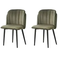 Möbel Kraft Stuhl Nora grün 2er Set
