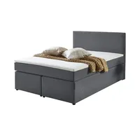 Deinbett Boxspringbett ¦ grau ¦ Maße (cm): B: 180