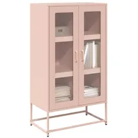 VidaXL Highboard Rosa 68x39x123 cm Stahl