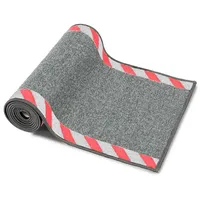 Etm Kabelmatte mit Warnumrandung Rot-Weiß