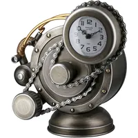 Casablanca by Gilde Spardose, Spardose-Tischuhr rund Cada