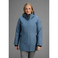 POLARINO POLARINO, Funktionsparka in grau-blau | Gr. 58,