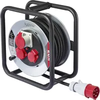 Sygonix SY-10236114 Kabeltrommel 20m Schwarz CEE-Stecker 16A 5polig