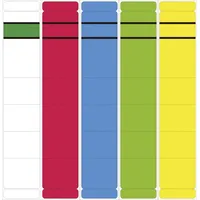 Alpha label Ordnerrückenschilder - breit/kurz, sk, 10 Stück, weiß