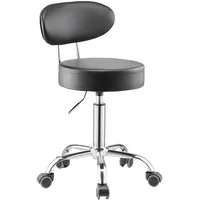 Vevor Werkstatthocker mit Rückenlehne pneumatischer Garagensitz Arbeitshocker (136 kg