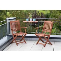 Merxx Cordoba Set 3-tlg. 2 Klappsessel Balkonhängetisch