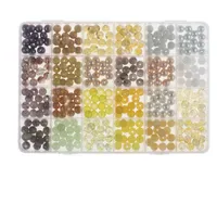 Glorex  Glasperlen Schmuckset weiß/gelb
