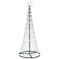 VidaXL LED-Weihnachtsbaum Kaltweiß 71 x 71 x 184,5 cm