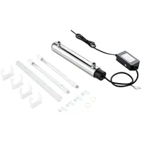 Vevor UV-Wasserreiniger 3,785 L/min vielseitiger Ultraviolett-Wasserreinigerfilter mit Edelstahlgehäuse, UV-Wasserfilter